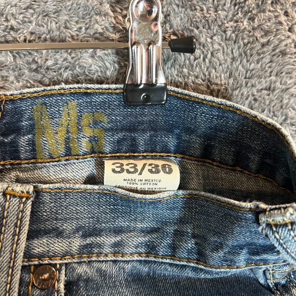 Ariat Men's Slim Straight Jeans - Light Blue - Picture 4 of 10